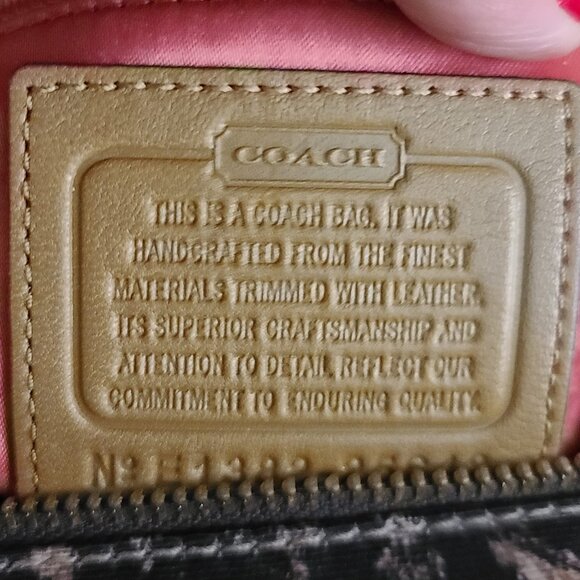 Coach Leopard Madison Handbag 25642 with COA certificate - Picture 9 of 14